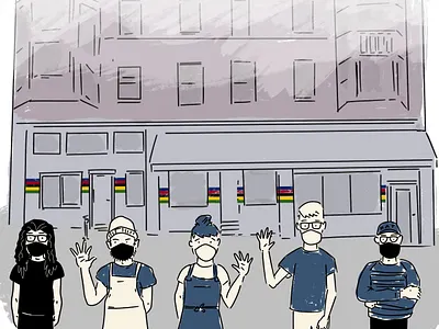 Peloton Expansion Announcement design illustration procreate scca sketch