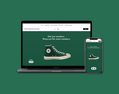 Promo landing Converse FALL 2020 clean design design ecommerce landing minimal promotional design shop ui ux web website