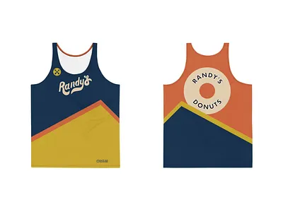 Randy's Donuts Men's Performance Running Tank athletic apparel athletics donuts doughnuts los angeles losangeles randys donuts running