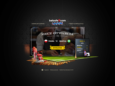 Betsafe Mini Site barber barber shop bet betsafe betting design football landing page poland polish ui ux website