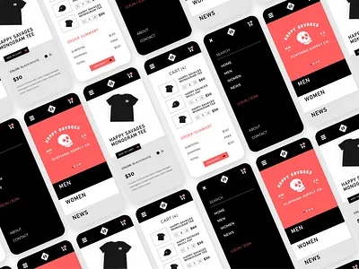 Retail Shop for Mobile branding design mobile design mobile ui productdesign responsive retail ui ux webdesign