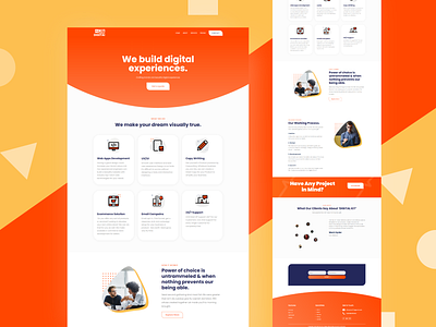 Digital Kit Landing Page clean ui design divi illustraion landing page landingpage web design wordpress wordpress design wordpress development