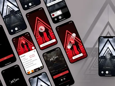 AR Art Scanning App, Arturo app ar ar app ar art app art app branding design ui ux