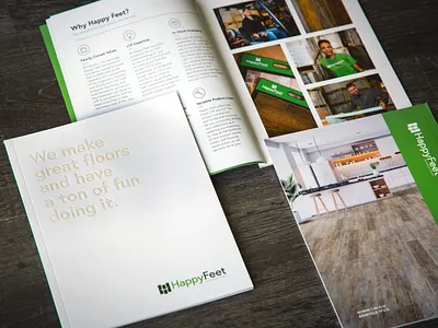 Happy Feet Catalog 2020 branding catalog design flooring print print design