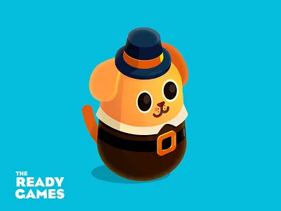 Pawgrim character design dog game design indie game pet ready games thanksgiving