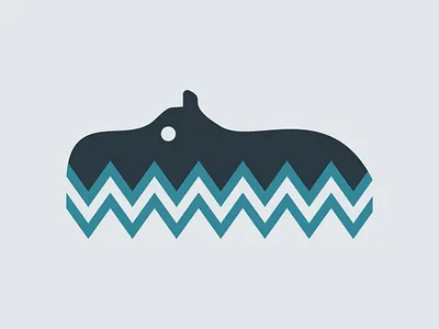 Day 309 adobe illustrator adobe illustrator cc animal animal art animal logo brand design brand identity brand identity designer branding flat design graphic design hippo hippopotamus logo logo design logo designer logos safari water water animal
