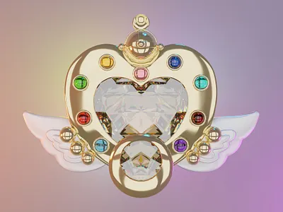 Eternal Moon Article 3d art blender blender 3d blendercycles eternal sailor moon wallpapers