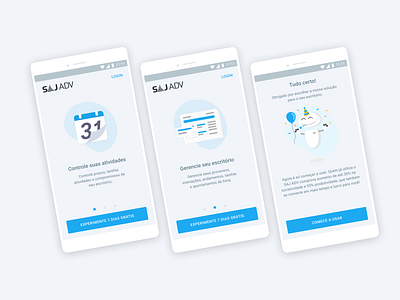 Mobile Onboarding mobile onboarding trial ui