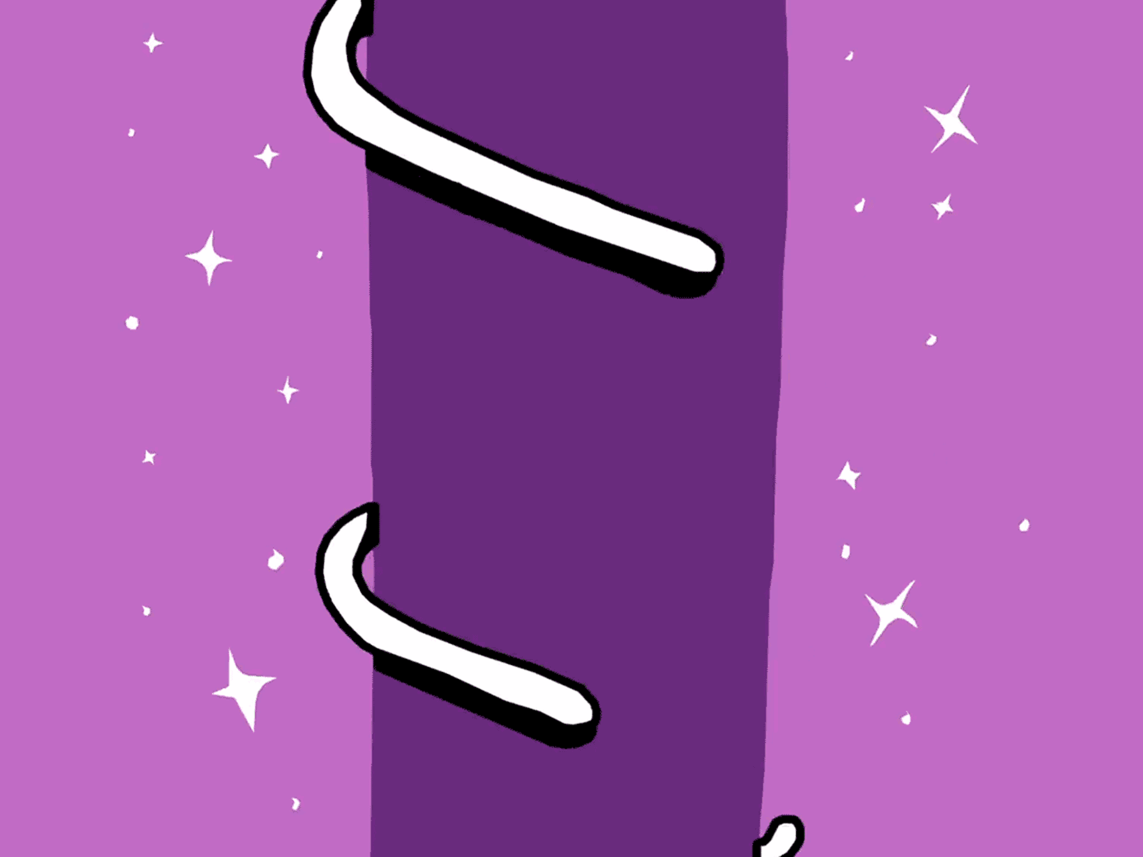 Example of purple spiral