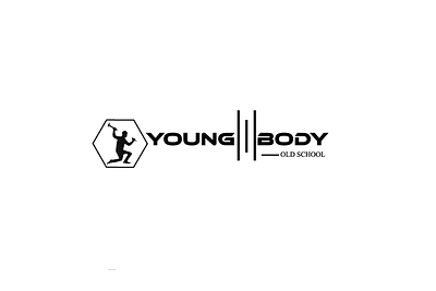 young body design icon logo logo design vector