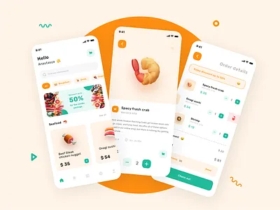 Foody 🍖 appdesign appdesigner branding clean dailyui delivery delivery app design dribbble best shot food food and drink food app foodie minimal online food delivery product design restaurant typhography ui ux uiux