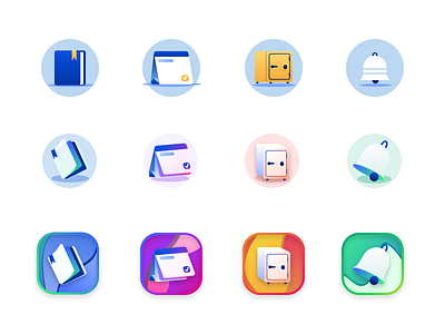 Icon Exploration Process icon illustration ui