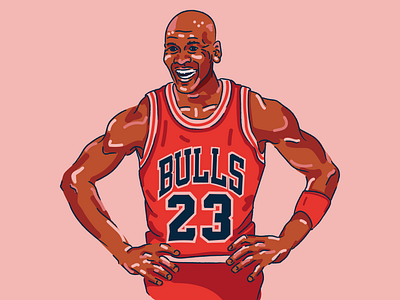 MJ design illustration jordan michael jordan mj vector