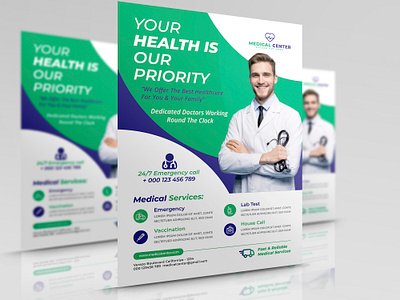 Creative Medical health Flyer Template Design artwork branding business business flyers businesswoman dental flyer digitalmarketing fiverr fiverrgigs flyer flyer template grapgic design logo logodesign medical flyer professional flyer template social media template tshirtprint typography