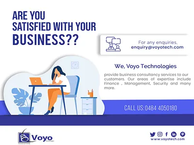 BUSINESS CONSULTANCY branding design graphic design latest technologies leading company in kerala social outreach with technology voyotechnologies