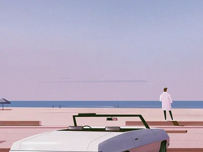 By the beach art artist character design digitalartist illustration photoshop