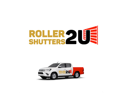 Roller Shutters 2u australia branding identitydesign logo shutters typography ui