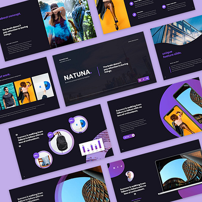 Natuna - Business Presentation Template business creative design google slides layout powerpoint pptx presentation presentation design ui uiux ux