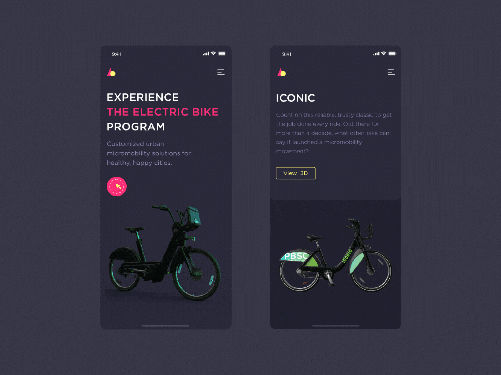 电动车 animation app design typography ui 设计