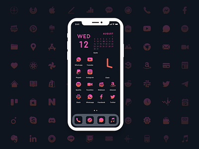 iOS 14 icons set Galaxy app apple custom customize icon icongraphy icons ios ios14 ios14homescreen iphone widget