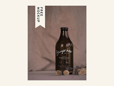 Free beer bottle mockup beer bottle mockup free bottle mockup free download free mockup freebie mockup freebies stubby beer bottle