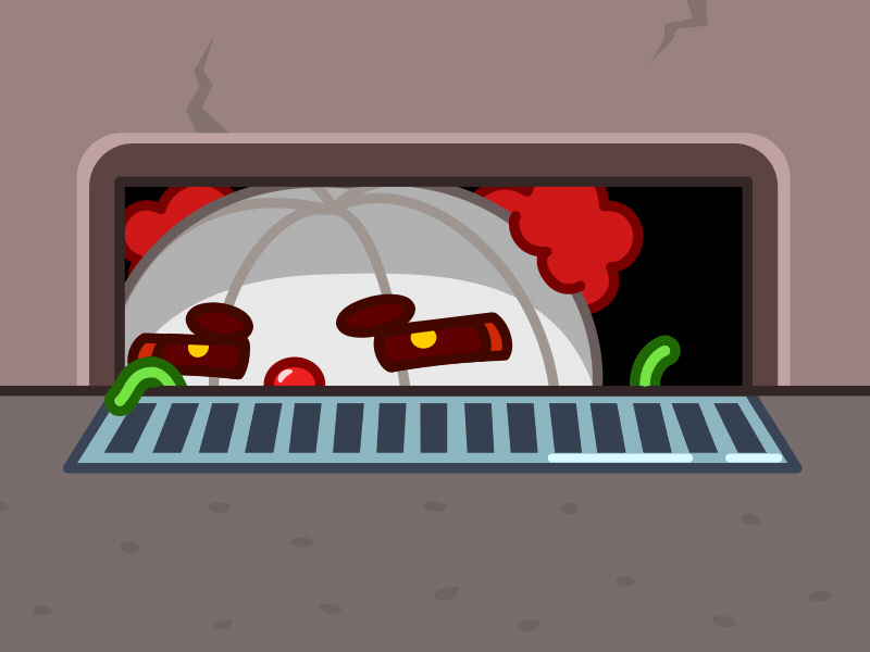 Pumpkin Pennywise 2d animation cartoon clown design emotions gif halloween illustrator pennywise scary spooky stickers vector