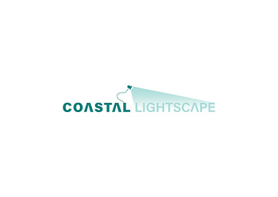 Costal Lightscape Logo app branding design flat icon led lights logo logodesign logotype minimal typography website