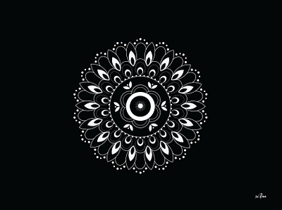 Mandala design illustration vector