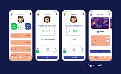 Bank app adobexd digitalbank figma finance fintech startup ui uiux