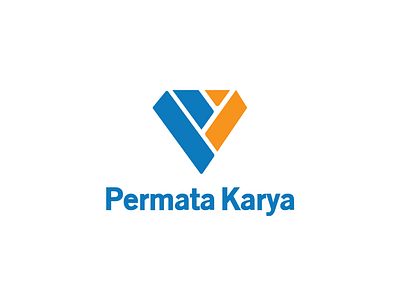 Permata Karya Logo design branding design diamond diamond logo diamonds logo logo animation permata karya permata karya
