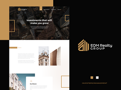 EOM Realty GROUP Website Design branddesign city invest landingpage property realestate realestateagency realty ui ux webdesign webdesigner website websitedesign