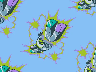 MAGNEMITE electric gaming illustration magnemite magnet nintendo pokemon