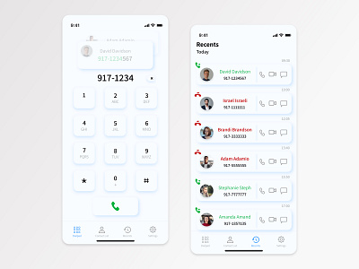 Dialpad concept app design design dialpad minimal mobile typography ui ui design ux ux design uxui