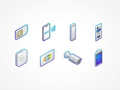 Access control systems icon icon set iconography icons icons set iconset illustration isometric isometric illustration isometry technical illustration ui ux vector web