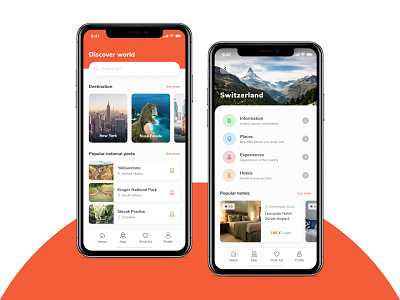 Travel app app app design bookig clean design holiday interface mobile mobile app mobile app design mobile ui product travel travel app traveling trip uxdesign uxui