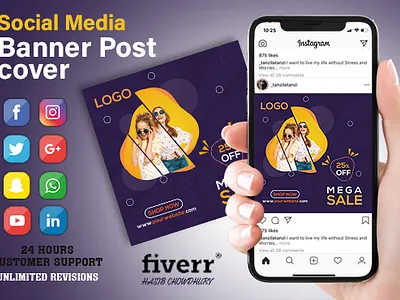 Social Media Banner. branding design icon illustration logo minimal