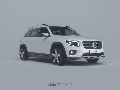 Mercedes GLB cinema4d design illustration octanerender