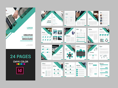 Project Proposal Template a4 brochure brochure design business clean company company brochure corporate creative design elegant identity indesign indesign templates infographics informational light magazine minimal minimalist