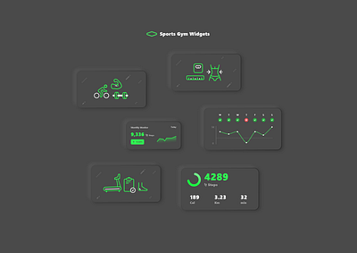 Sports Gym Widgets gym app widgets