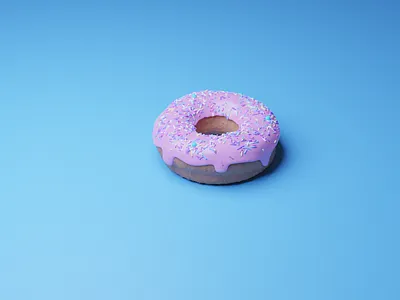 3D Donut 3d 3d art 3d artist 3ddesign blender blender3d uiux