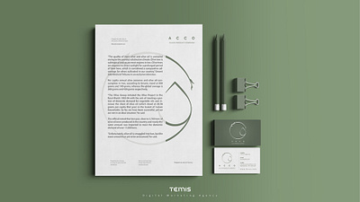 Logo Design for Acco brand branding design digital digital art green identity identity branding identity design logo logo design logodesign logos mark minimal minimalist logo mockup mockups olive