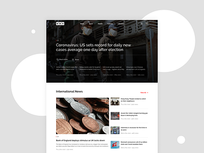 News/094 094 94 daily 100 challenge dailyui dailyuichallenge designoftheday digitalnews news news website newsfeed newspaper uidesign