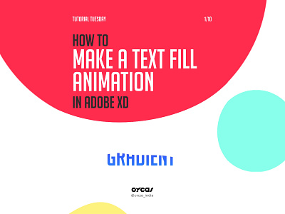 ✒️Text Fill Animation | Adobe XD adobexd animation app design text fill tutorial ui uianimation uidesign uiux uxdesign