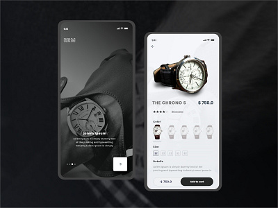 Watch shopping app ui 😊 app branding e commerce mobile ui mobile watch app shop uidesign uxdesign watch