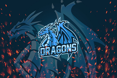 Dragon Esport Logo portfolio