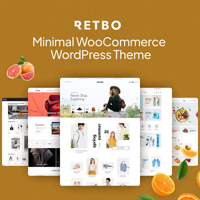 Retbo – Minimal WooCommerce WordPress Theme ecommerce electronic fashion store minimal