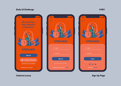 Daily UI Challenge #001 app dailyui dailyui 001 dailyuichallenge ui