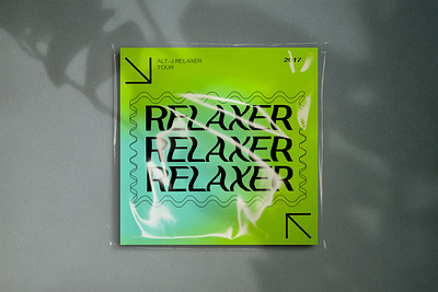 Okładka płyty Alt-J Relaxer cover graphic design