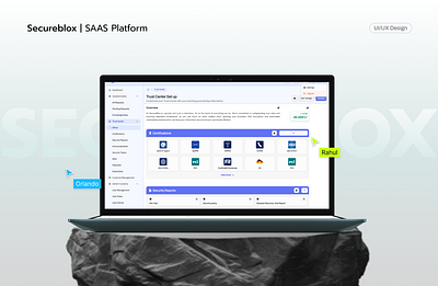 Secureblox - SAAS Platform hi fidelity ui prototyping ui ui ux ux wireframing