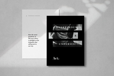 ACT for Justice — EOY Publications black and white book community dallas design editorial justice magazine neighborhood nonprofit print publication service transformation white space woven